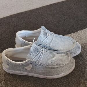 Hey Dude Grey Moccasins